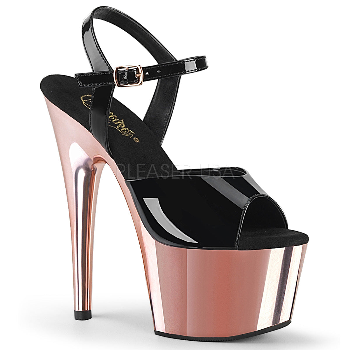 Women's strappy sandal in black patent leather | GUCCI® US